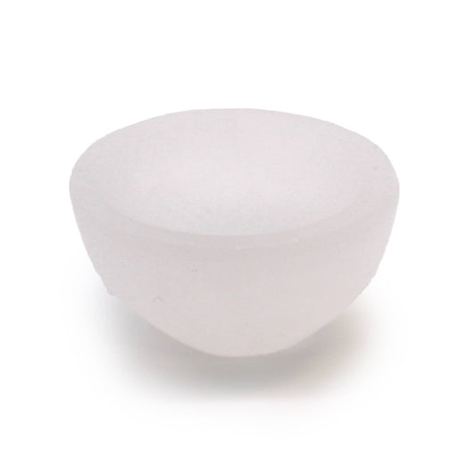 SelB-08 - Selenite Round Bowl - 6cm