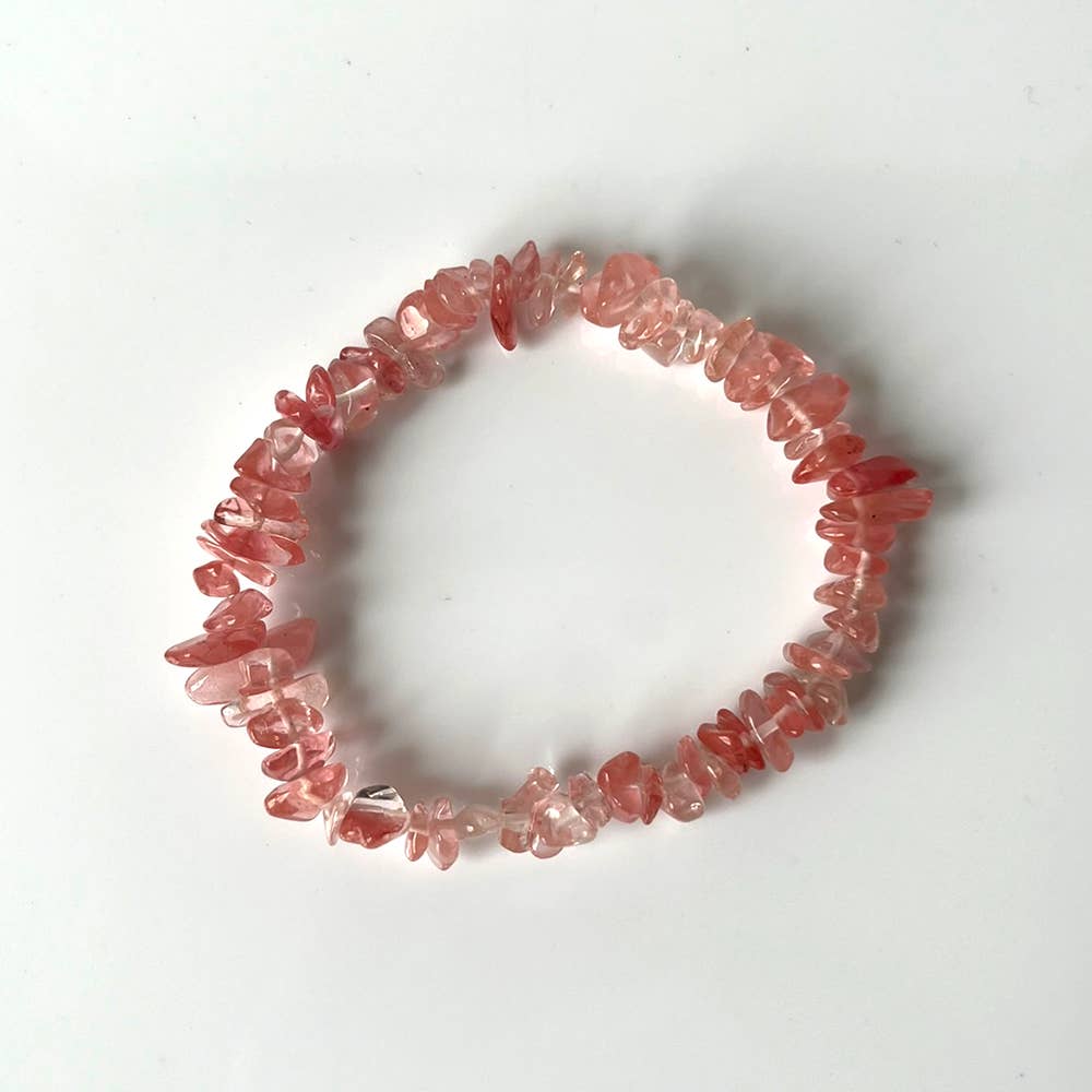 Gemstone Chip Stretch Bracelet
