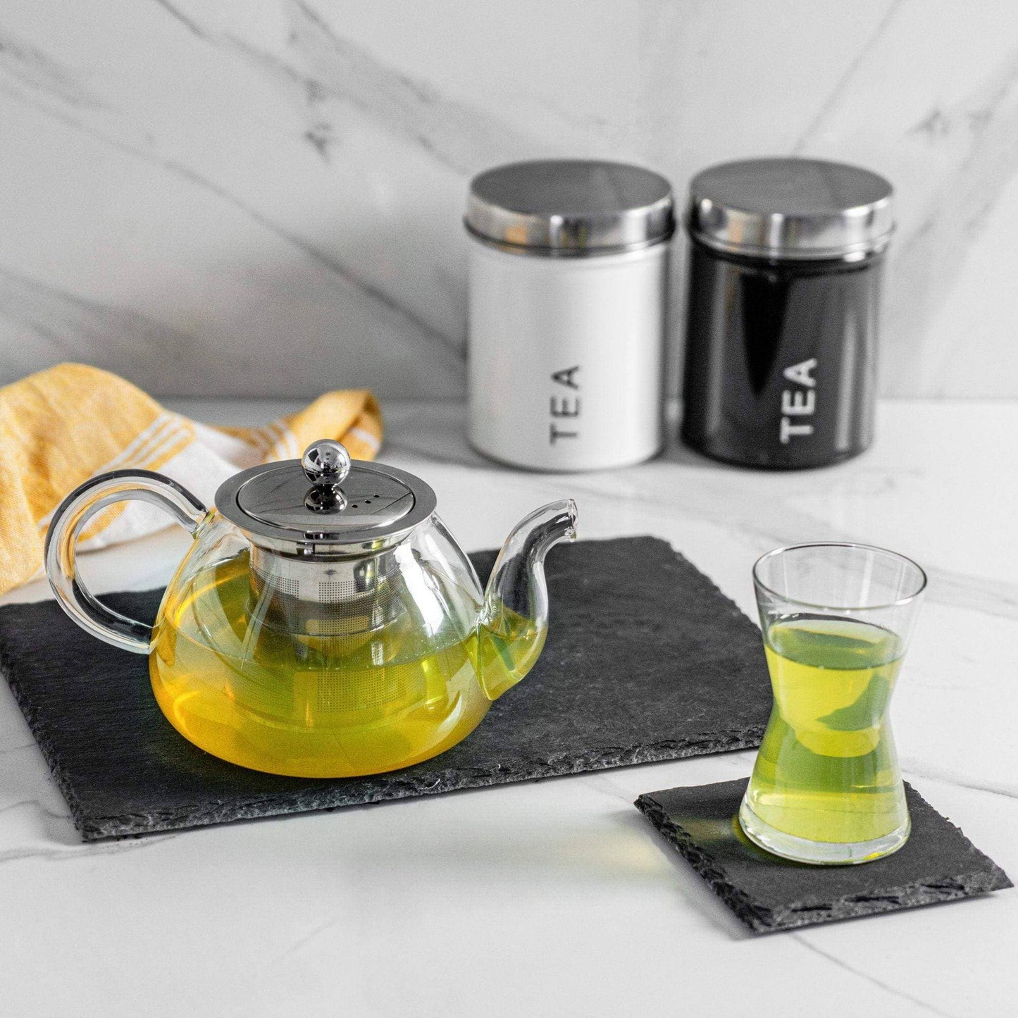 Argon Tableware Clear Glass Infuser Teapot - 700ml