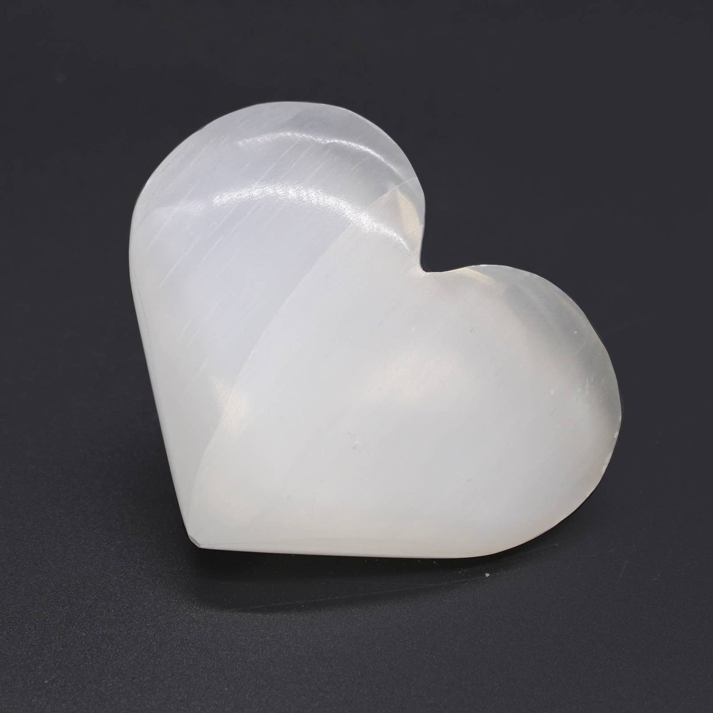 SelW-09 - Selenite Heart - 5-6 cm