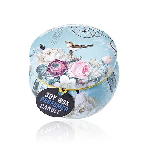 ATC-06 - Art Tin Candles - Parisian Weekend - Peonies