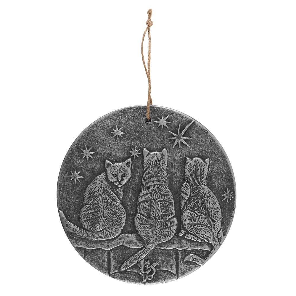 Silver Terracotta Wish Upon A Star Plaque by Lisa Parker