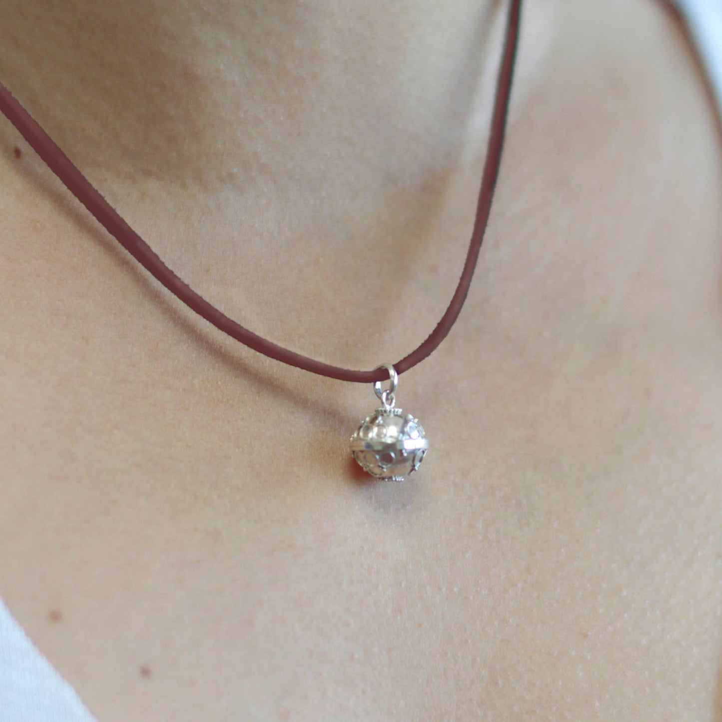 SABall-12 - Silver Angel Bell - Faith - 12mm