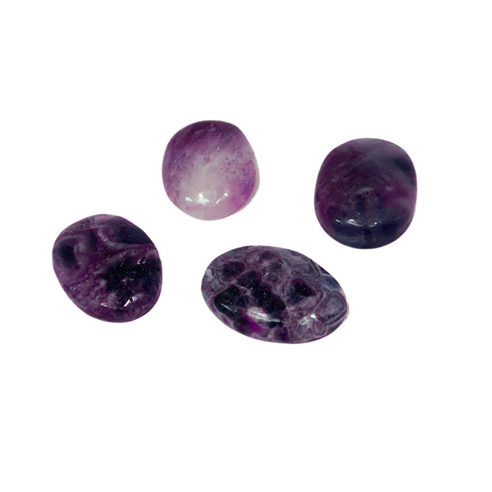 Worry Thumb Stone With a Pouch