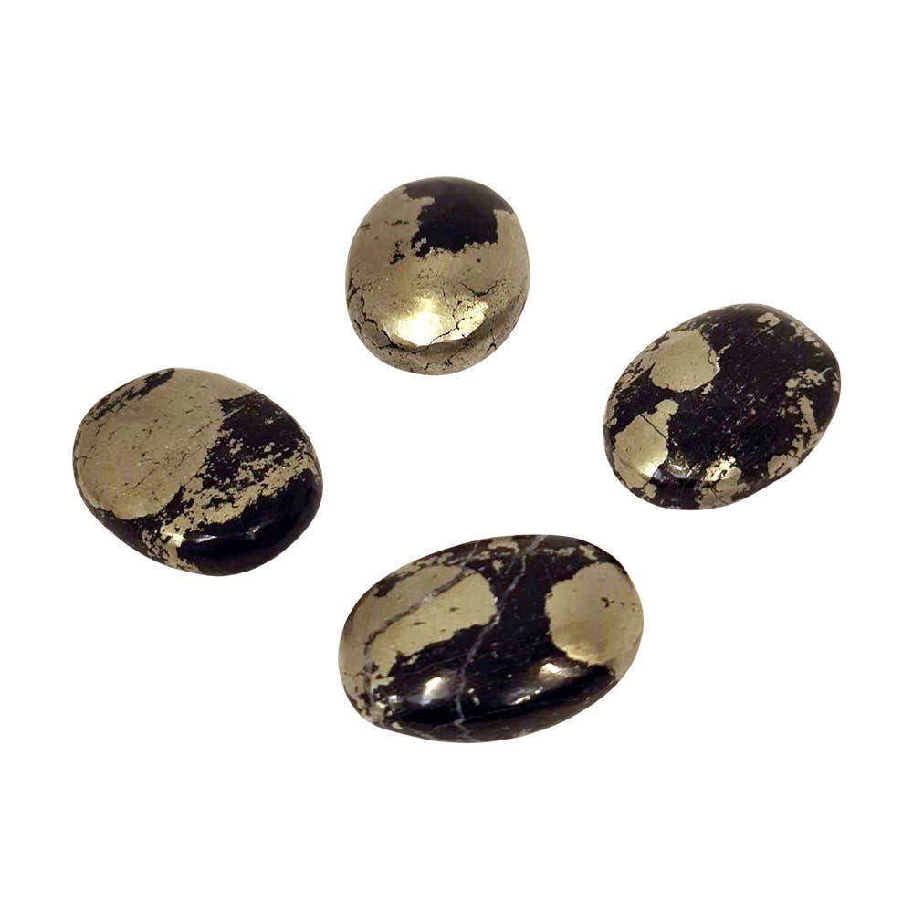 Worry Thumb Stone With a Pouch