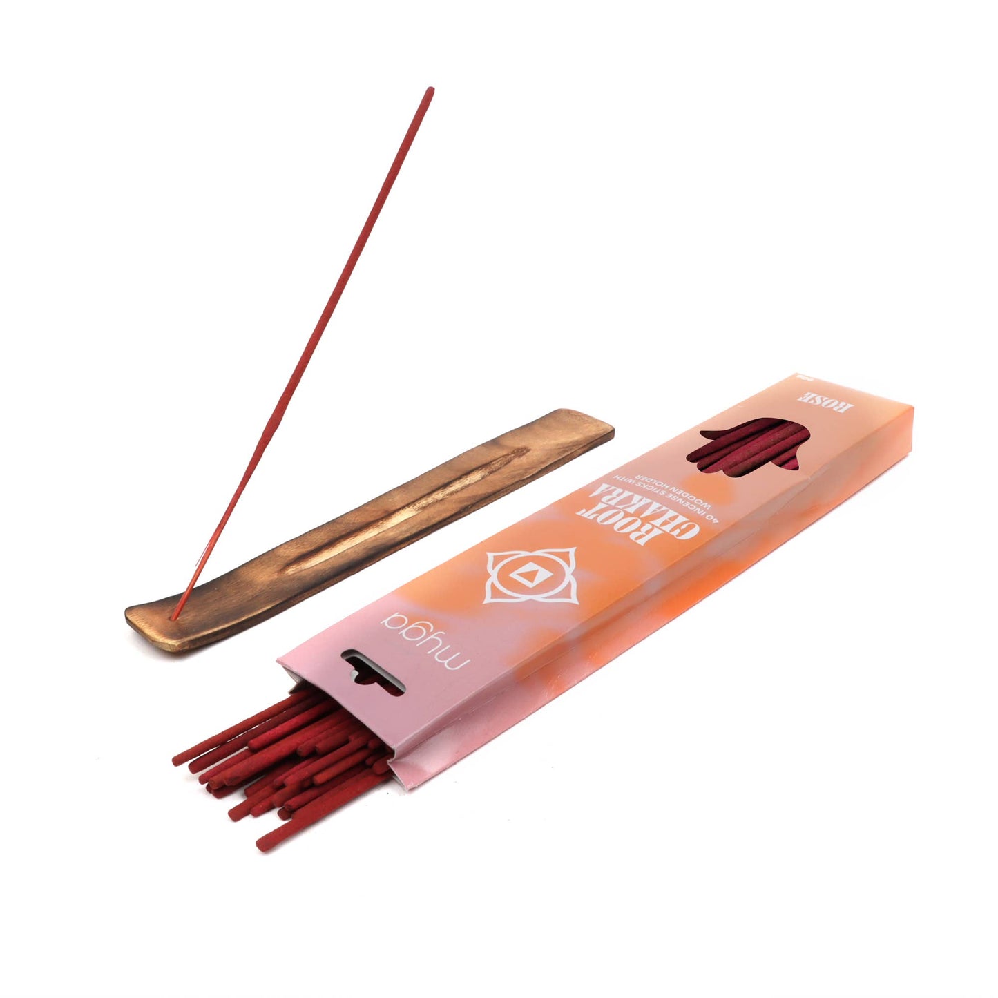 Chakra & Luck Incense Stick & Wooden Holder