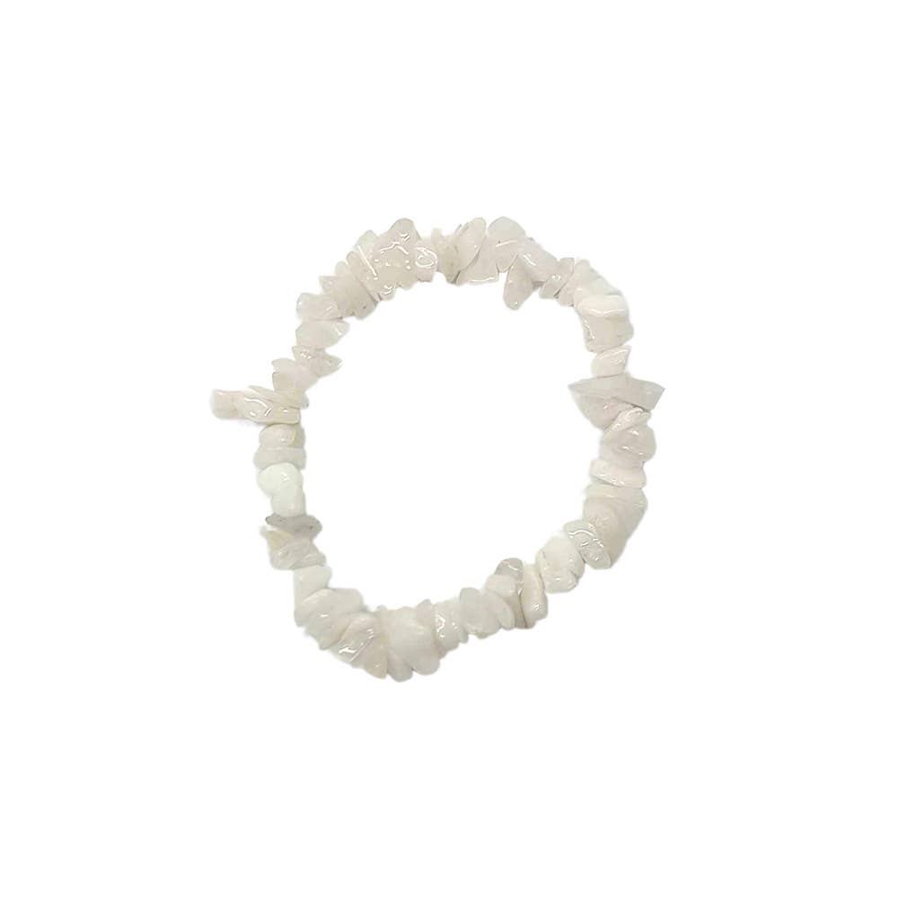 Gemstone Chip Stretch Bracelet