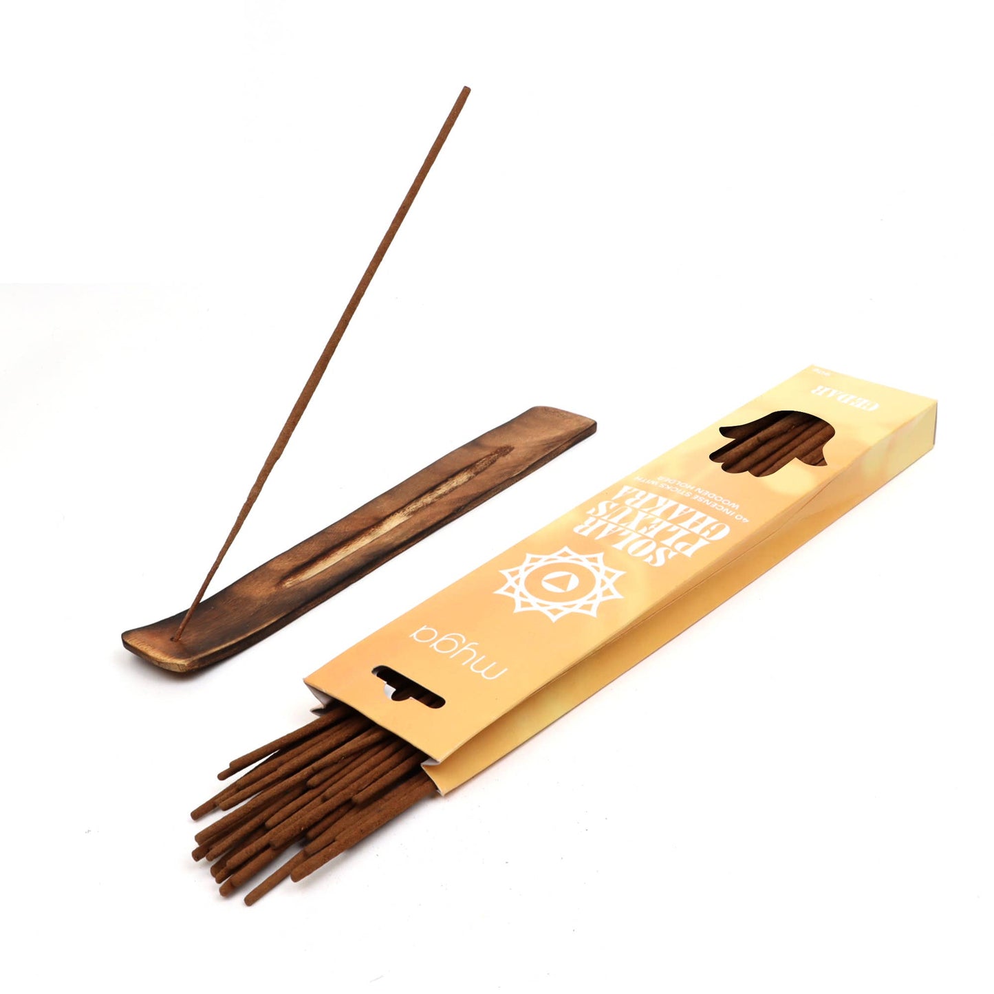 Chakra & Luck Incense Stick & Wooden Holder
