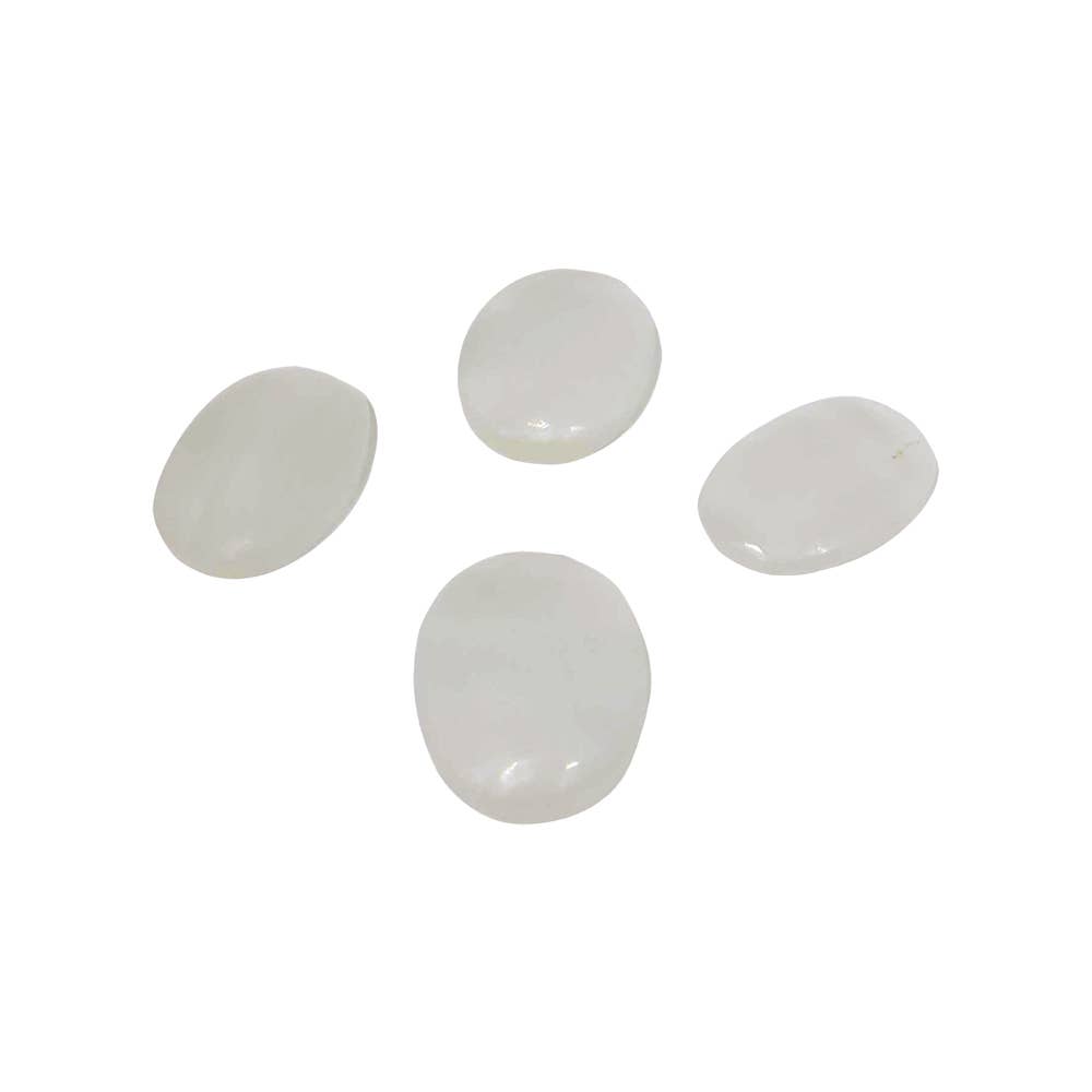 Worry Thumb Stone With a Pouch