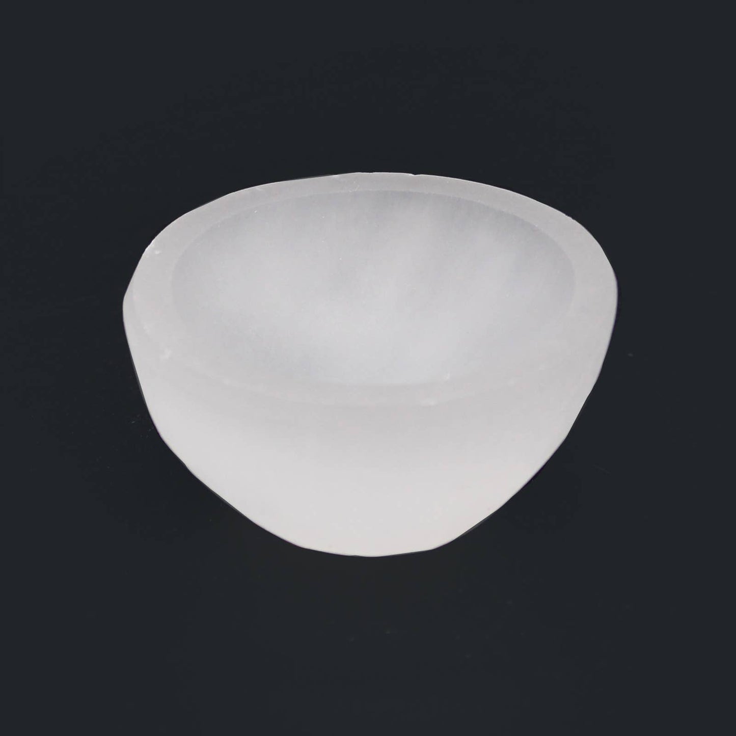 SelB-08 - Selenite Round Bowl - 6cm