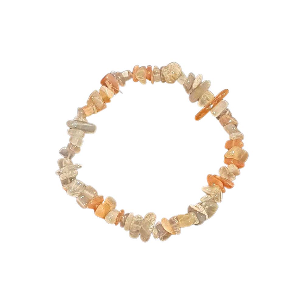 Gemstone Chip Stretch Bracelet