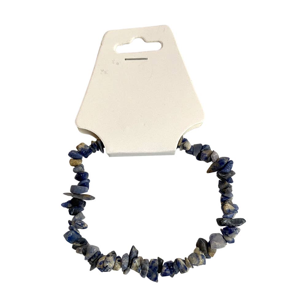 Gemstone Chip Stretch Bracelet