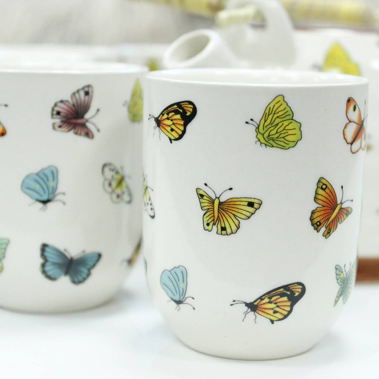 TeaP-02 - Herbal Teapot Set - Butterflies