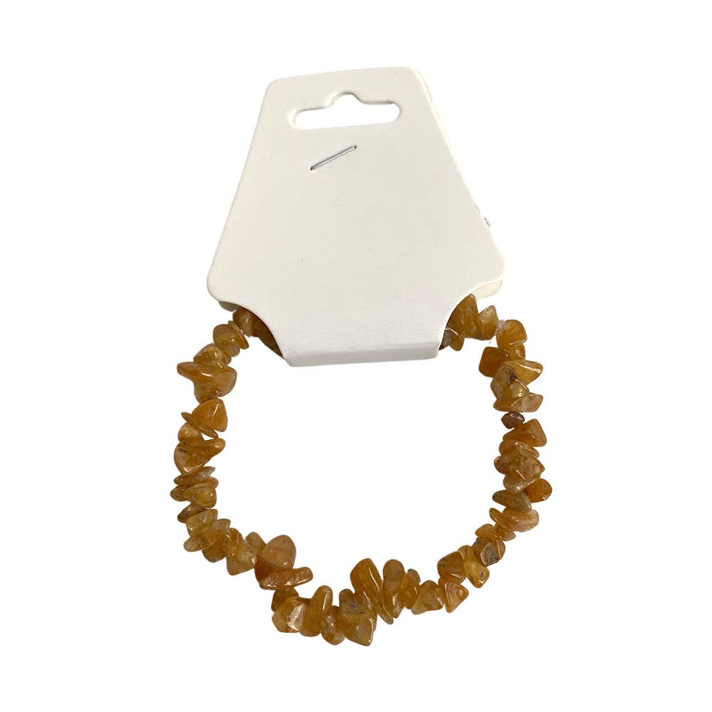 Gemstone Chip Stretch Bracelet