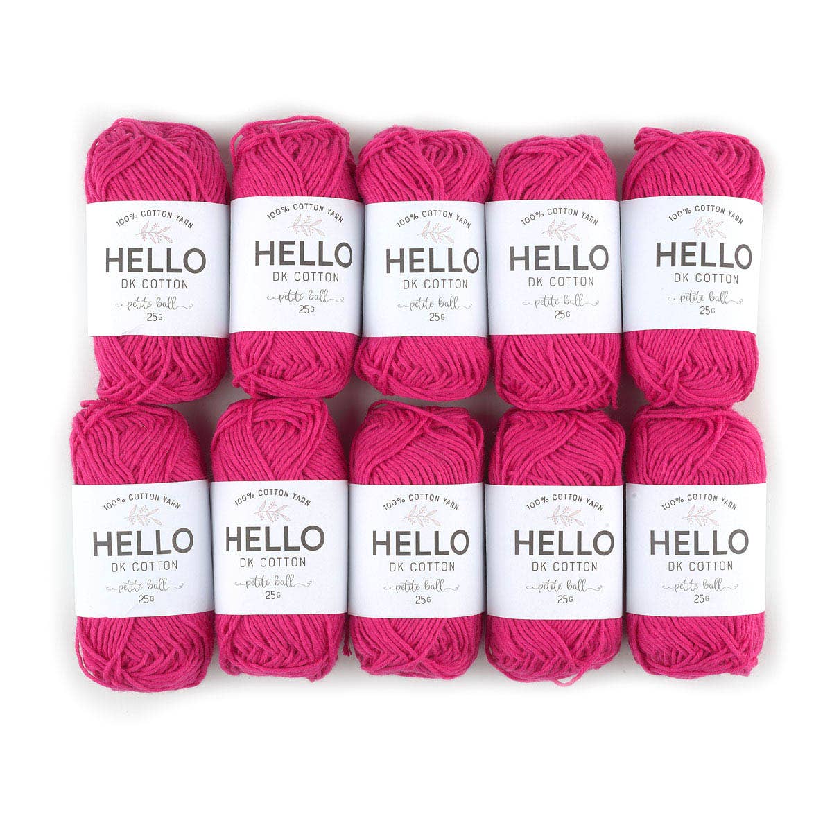 HELLO 100% Cotton 25g Amigurumi Yarn