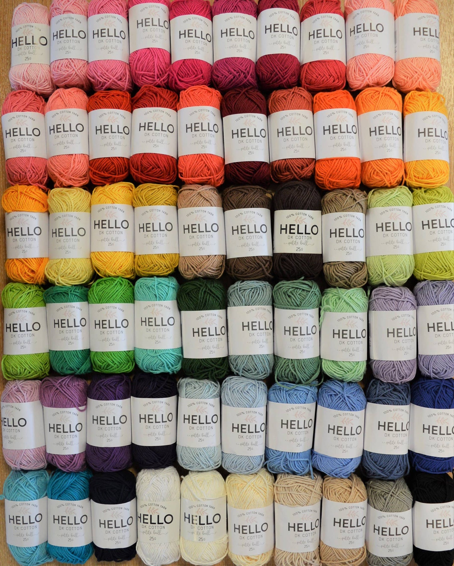 HELLO 100% Cotton 25g Amigurumi Yarn