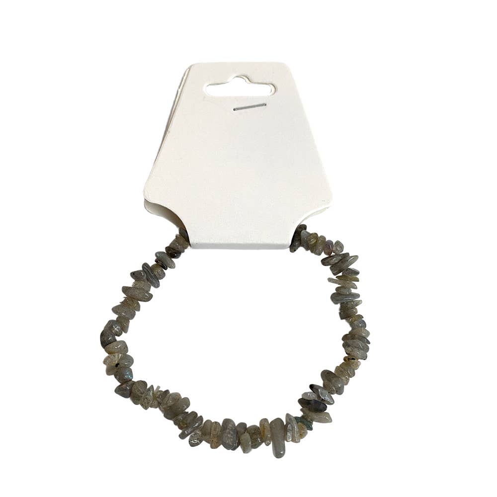 Gemstone Chip Stretch Bracelet