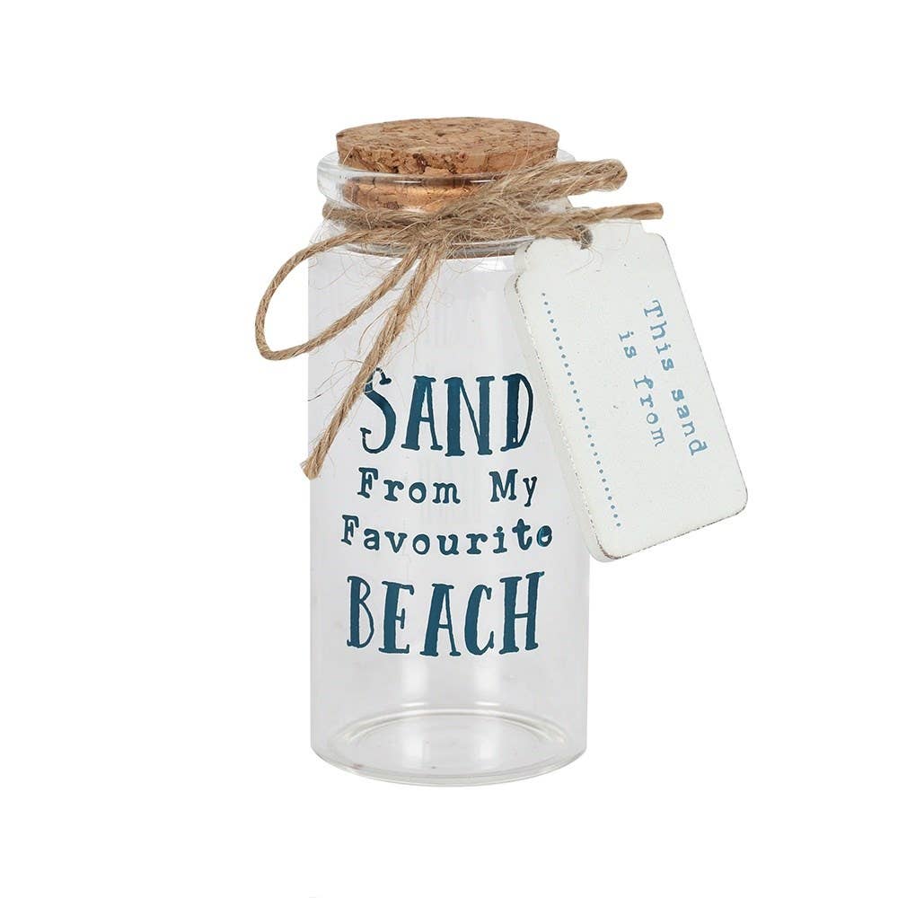Souvenir Beach Sand Glass Bottle