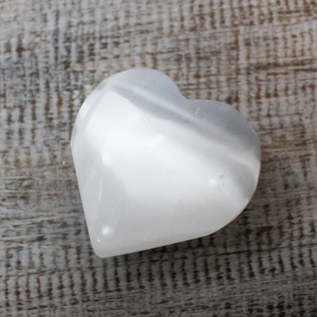 SelW-09 - Selenite Heart - 5-6 cm