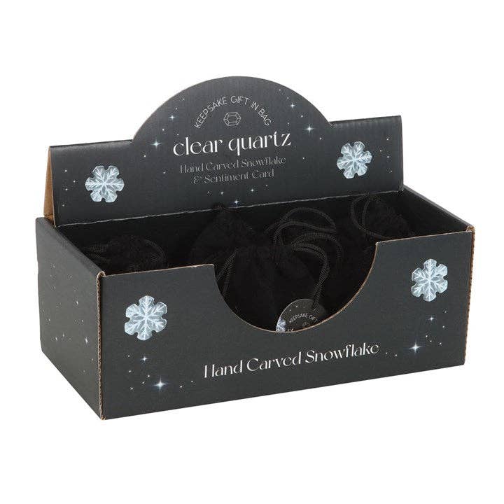 Clear Quartz Crystal Snowflake