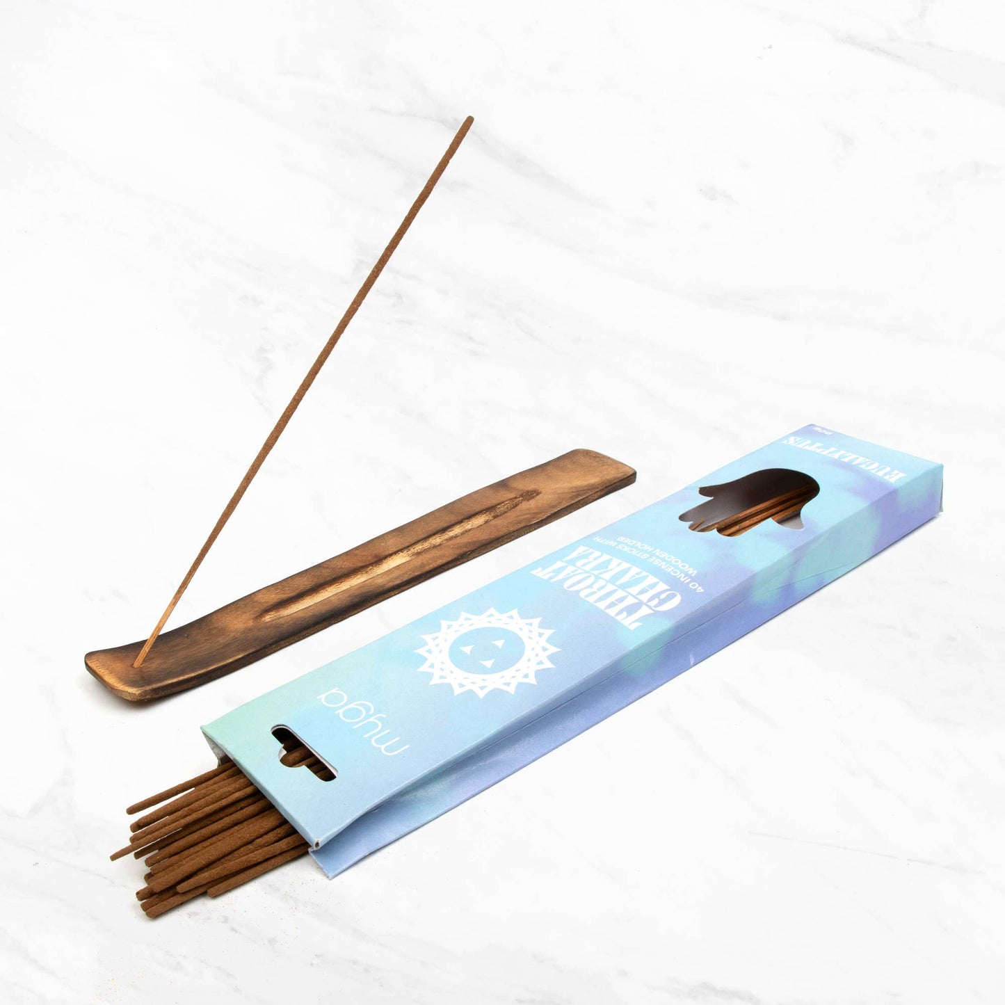 Chakra & Luck Incense Stick & Wooden Holder