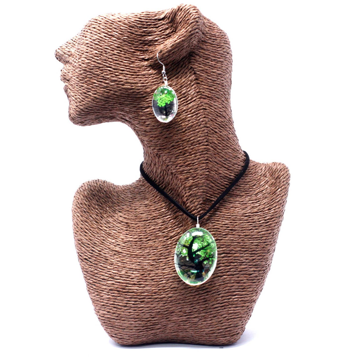 PFJ-03 - Pressed Flowers - Tree of Life set - Green