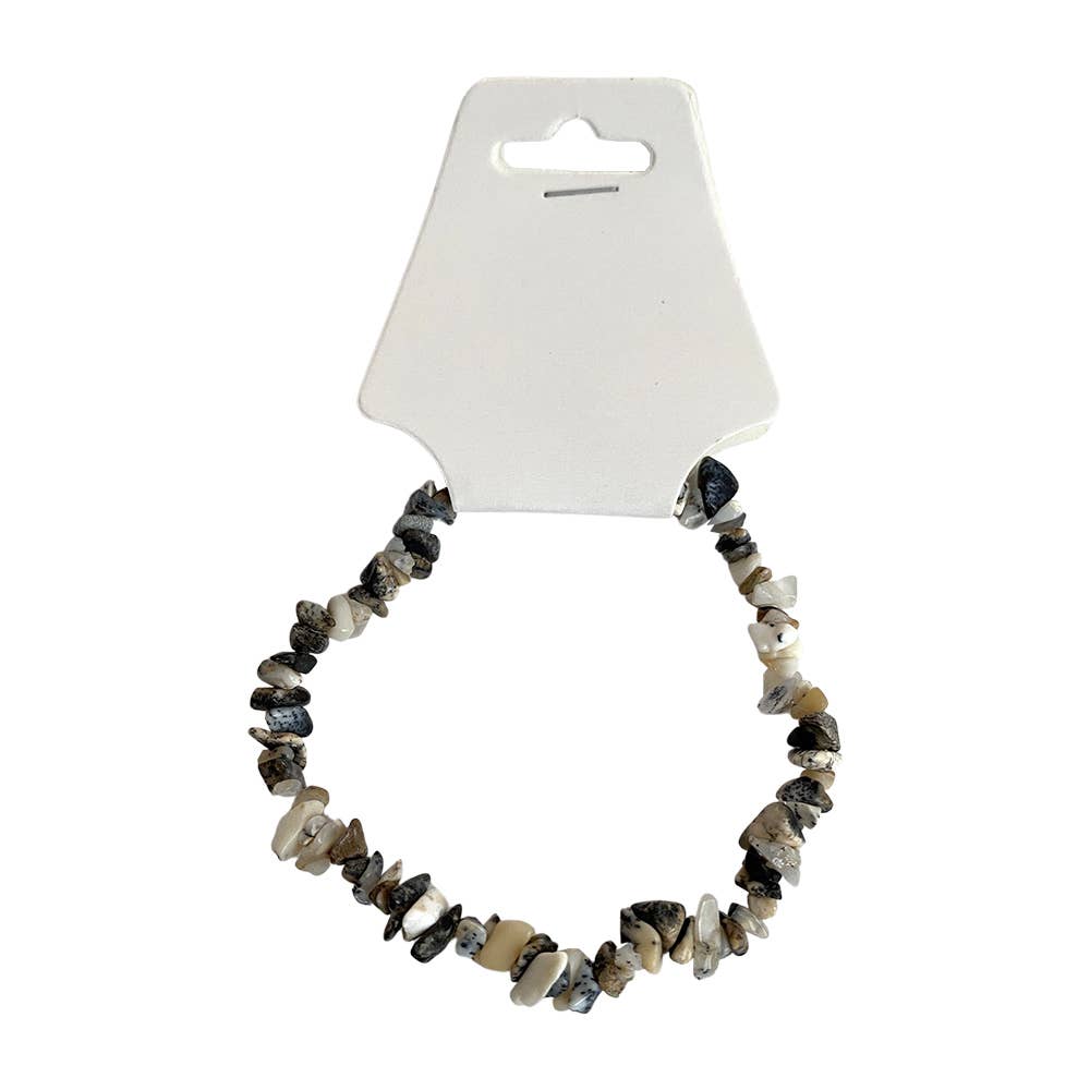 Gemstone Chip Stretch Bracelet