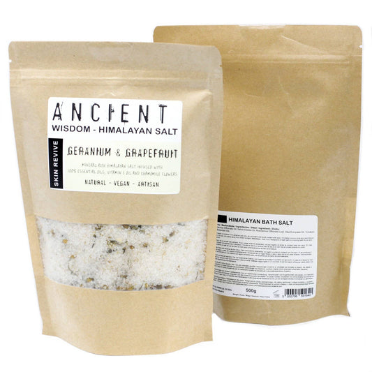 HBathS-05 - Himalayan Bath Salt Blend 500g - Skin Revive