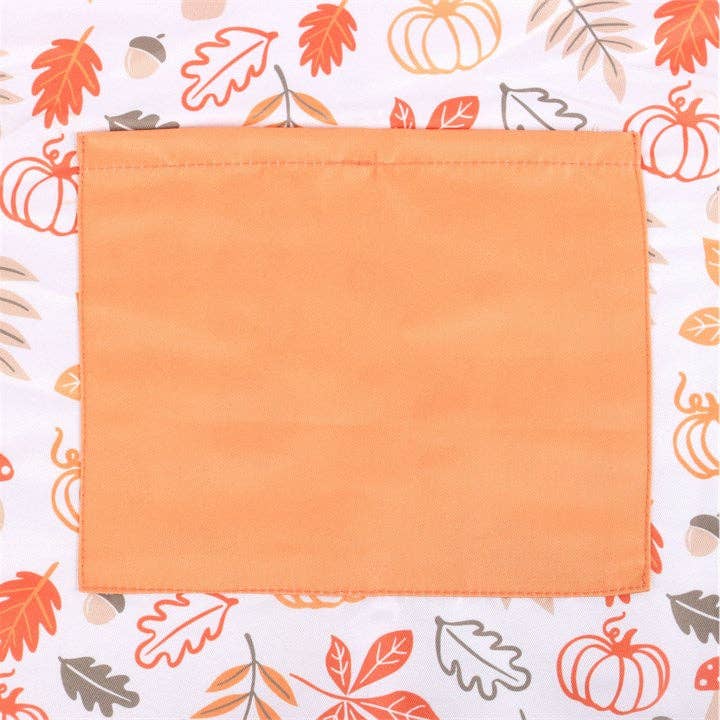 Autumn Leaves and Fall Pumpkin Print Apron