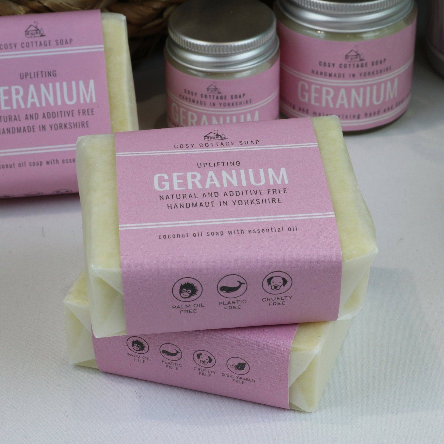 Handmade Geranium Soap