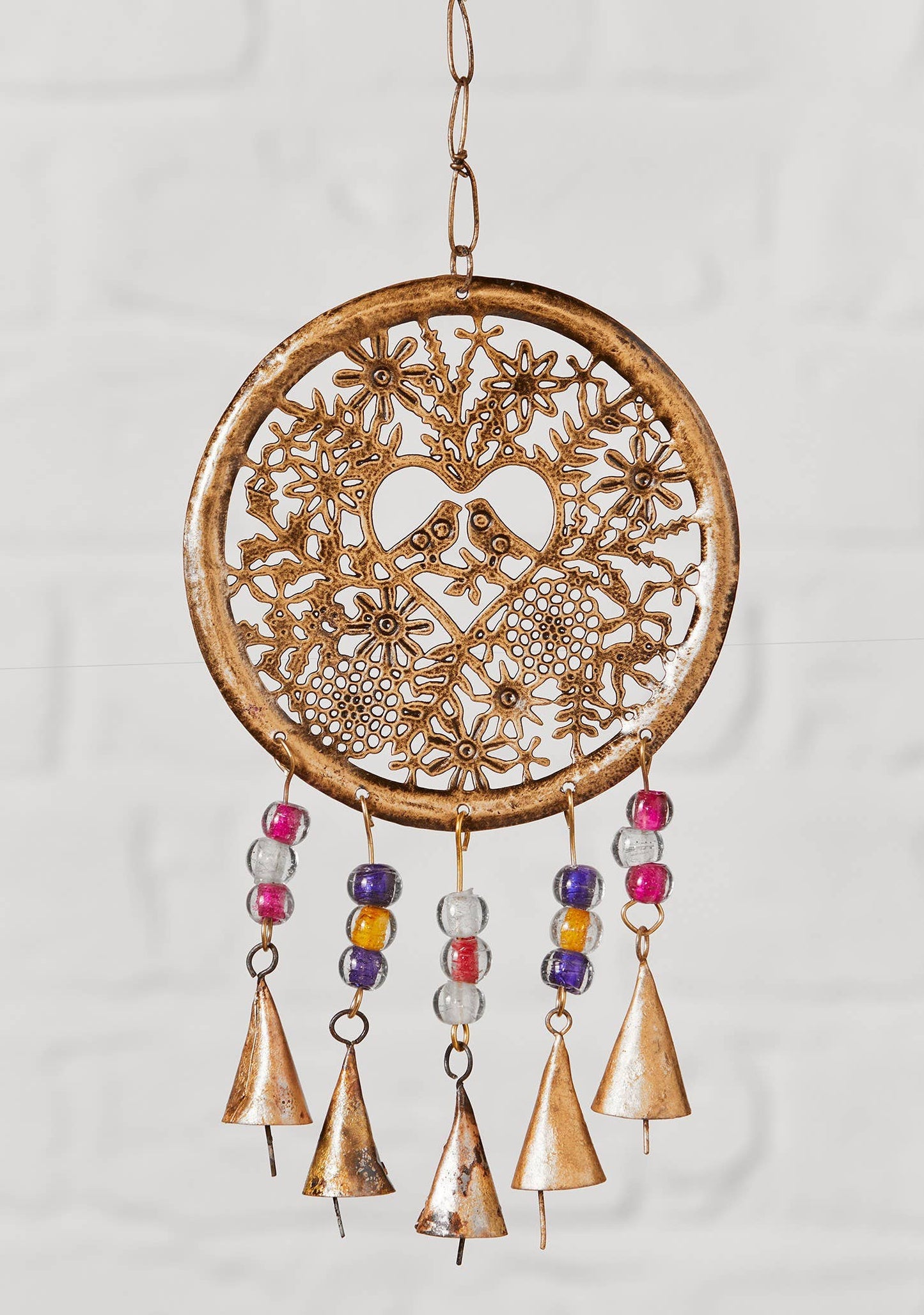 Tree of Life with Love Birds Windchime