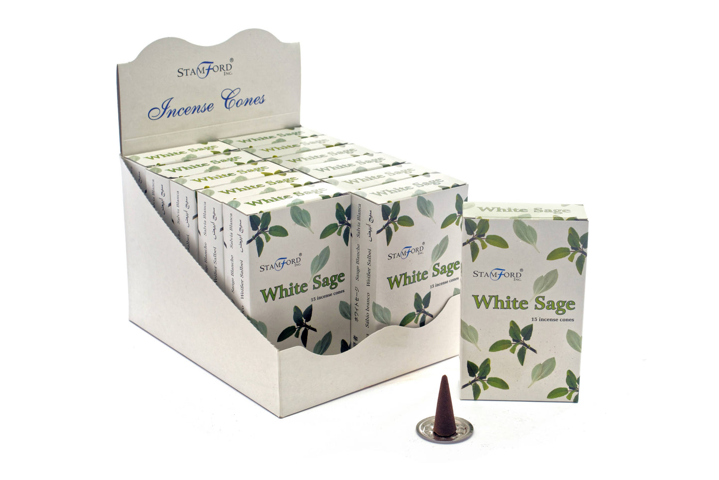StamC-16 - White Sage Cones