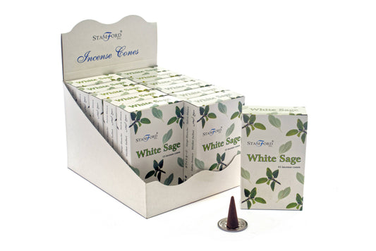 StamC-16 - White Sage Cones