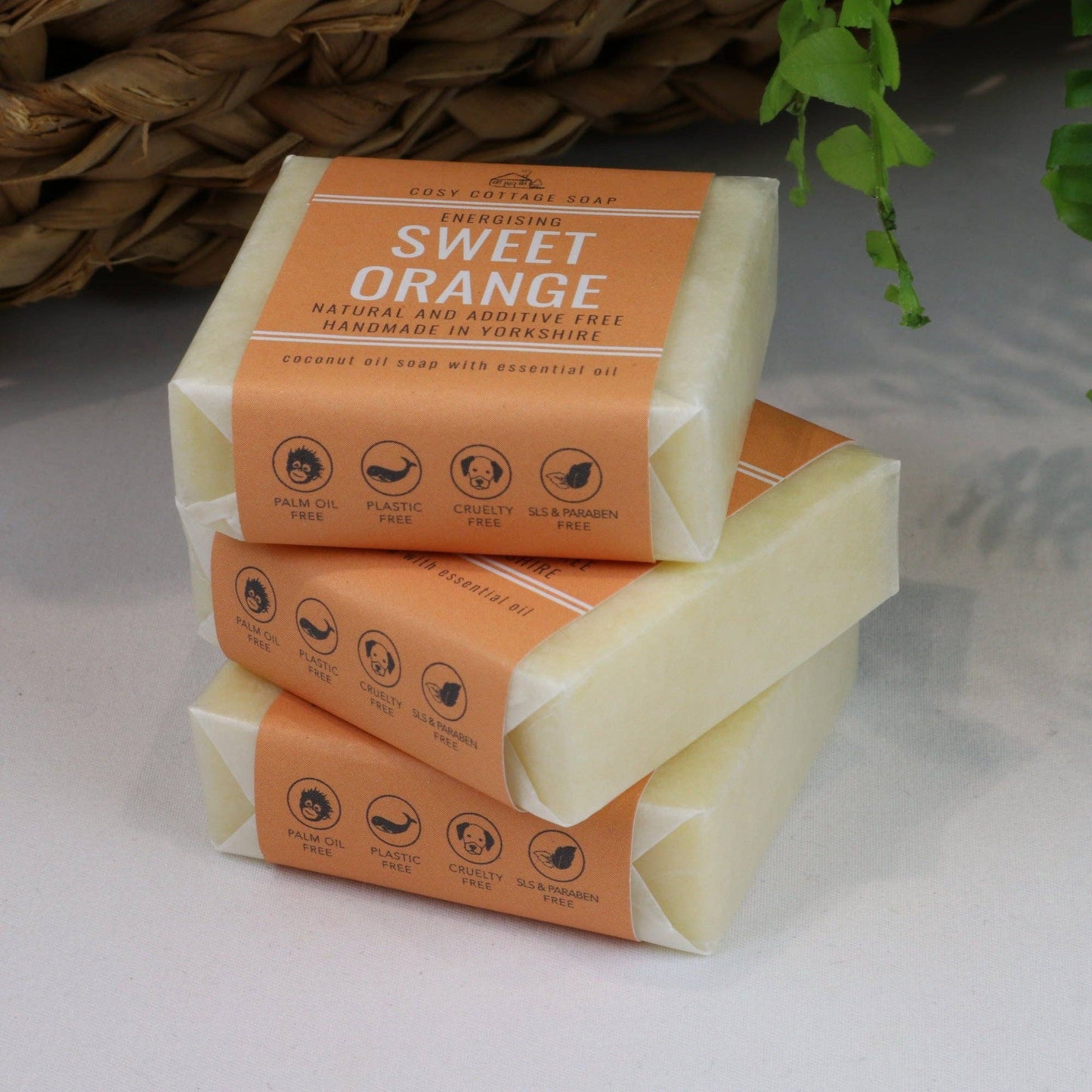 Vegan Handmade Sweet Orange Soap