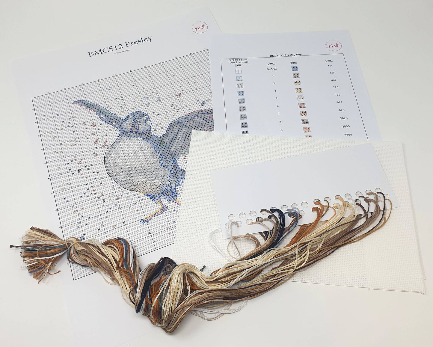 Bree Merryn - Presley The Puffin Cross Stitch Kit