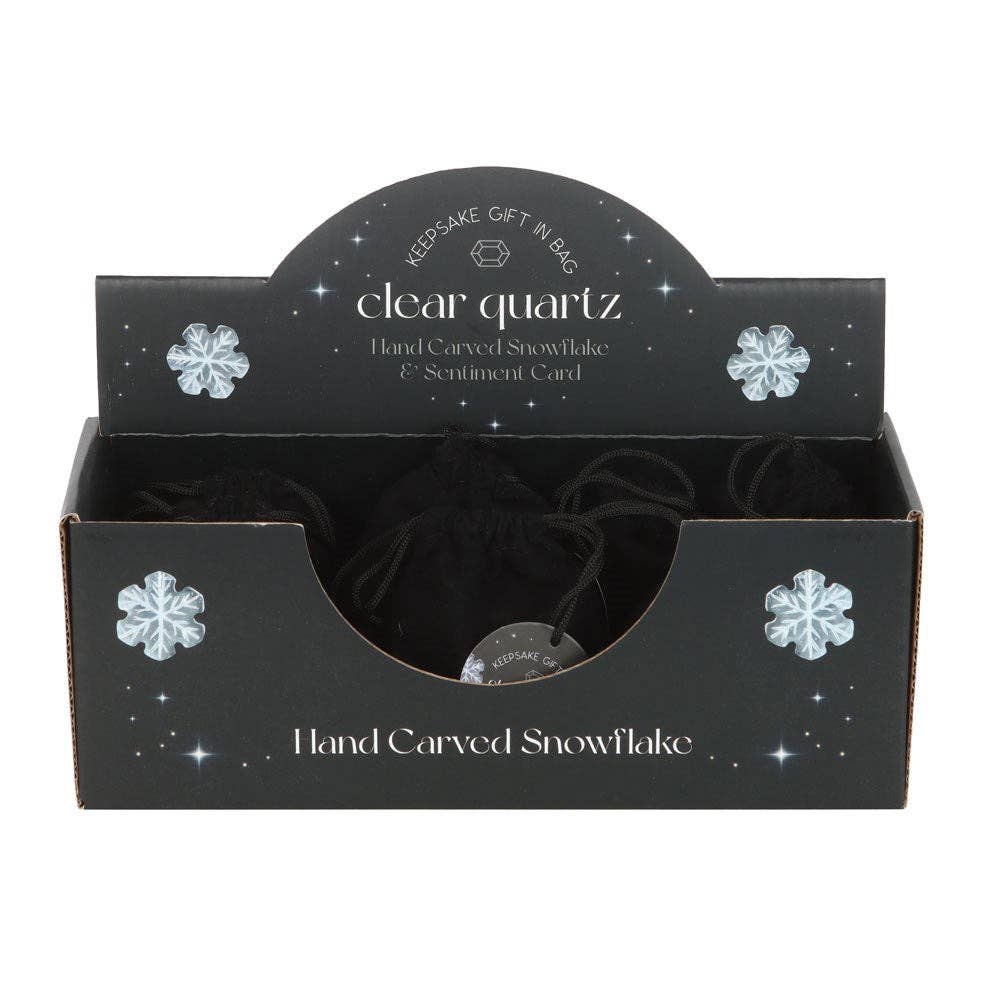 Clear Quartz Crystal Snowflake