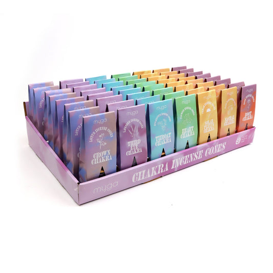 Chakra & Luck Incense Cones & Cone Holder