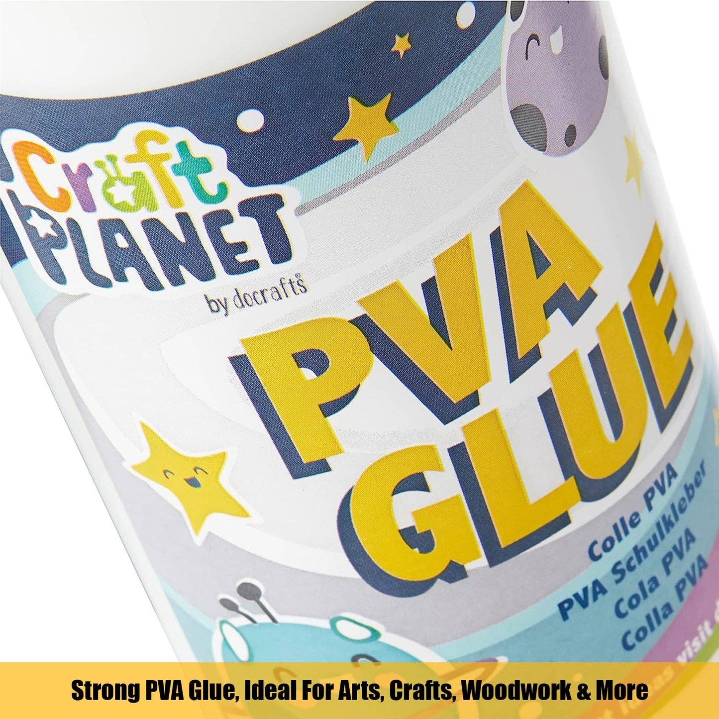 Craft Planet PVA School Glue, White, 0.5 Litre