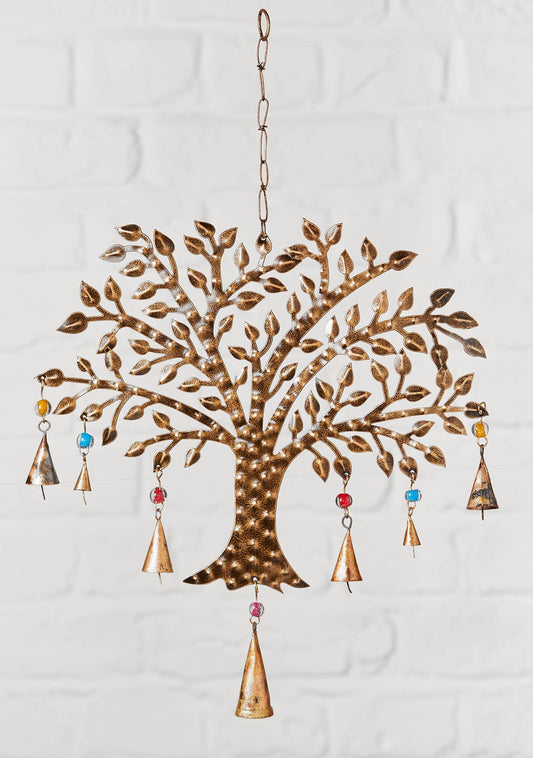 Tree of Life Windchime with Coloured Beads
