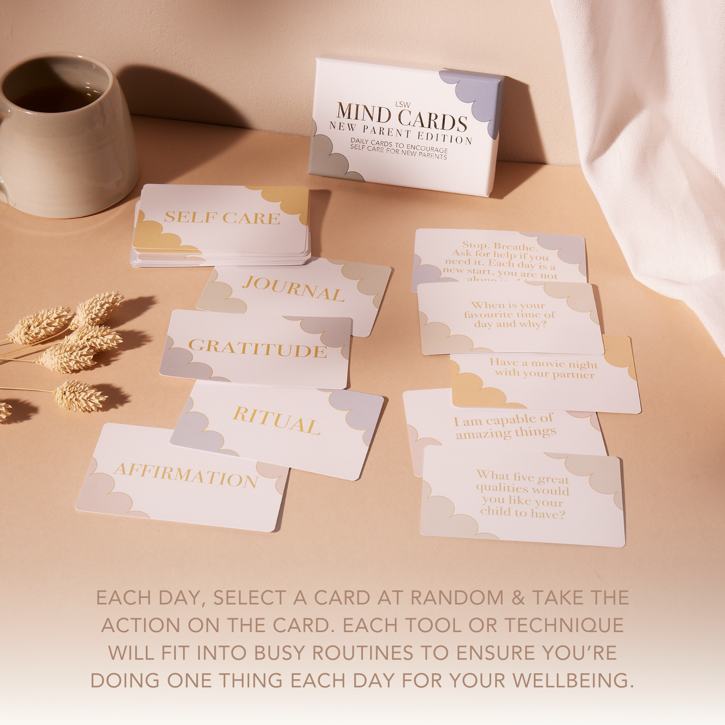 Mind Cards: New Parent Edition - Self care for Mum & Dad
