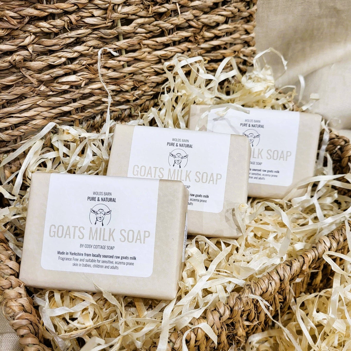 Goats Milk Soap by Cosy Cottage for babies, children and adults