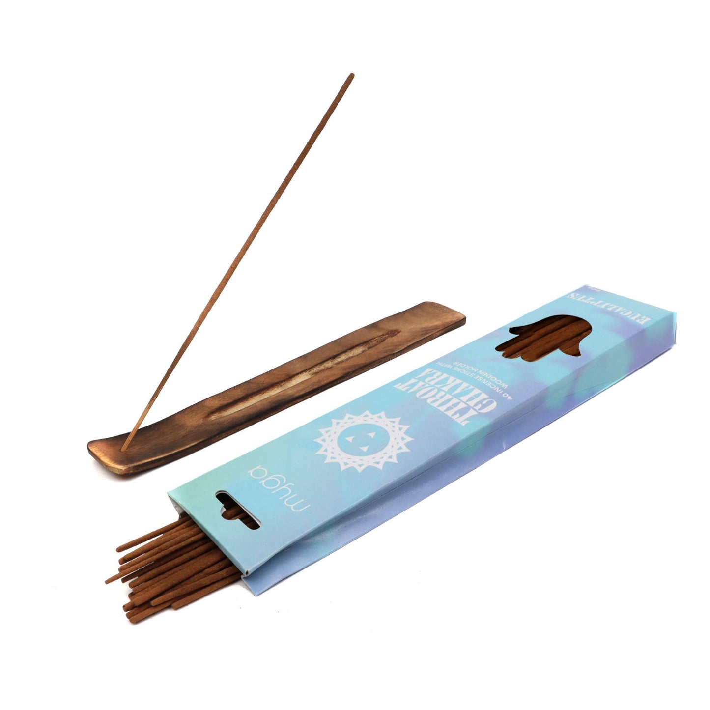 Chakra & Luck Incense Stick & Wooden Holder