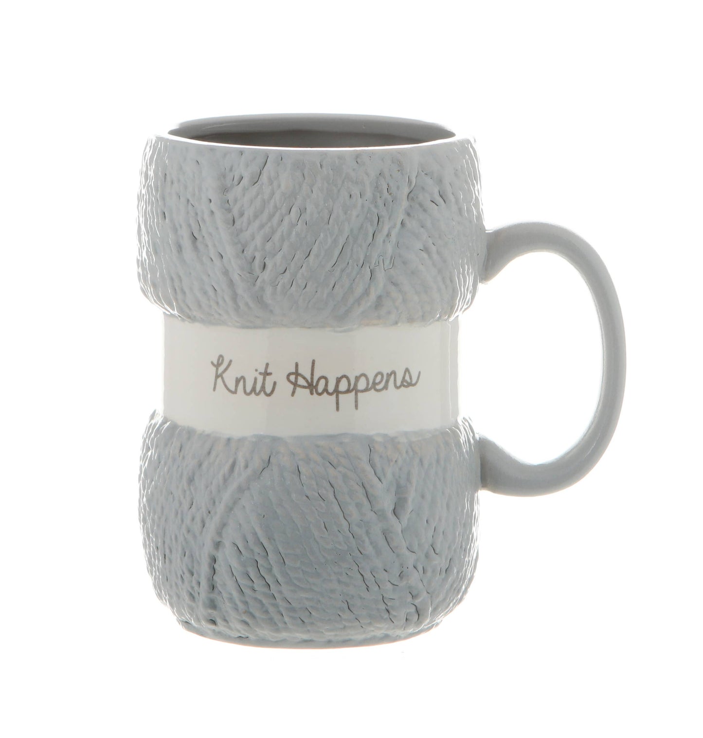 'Knit Happens' Yarn Knitting Mug - Knitting Gifts