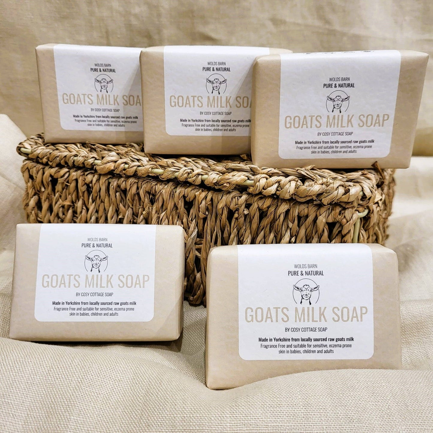 Goats Milk Soap by Cosy Cottage for babies, children and adults