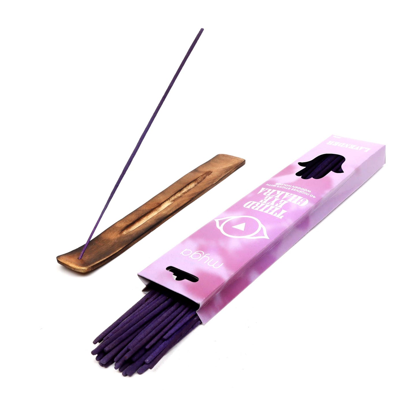 Chakra & Luck Incense Stick & Wooden Holder