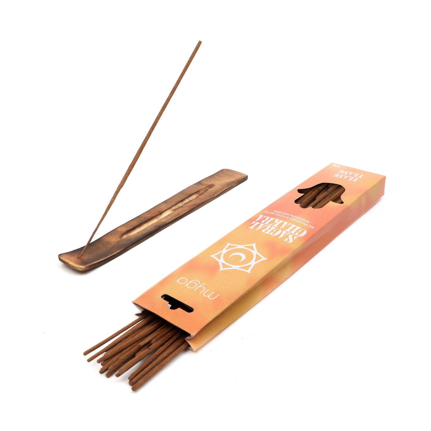 Chakra & Luck Incense Stick & Wooden Holder