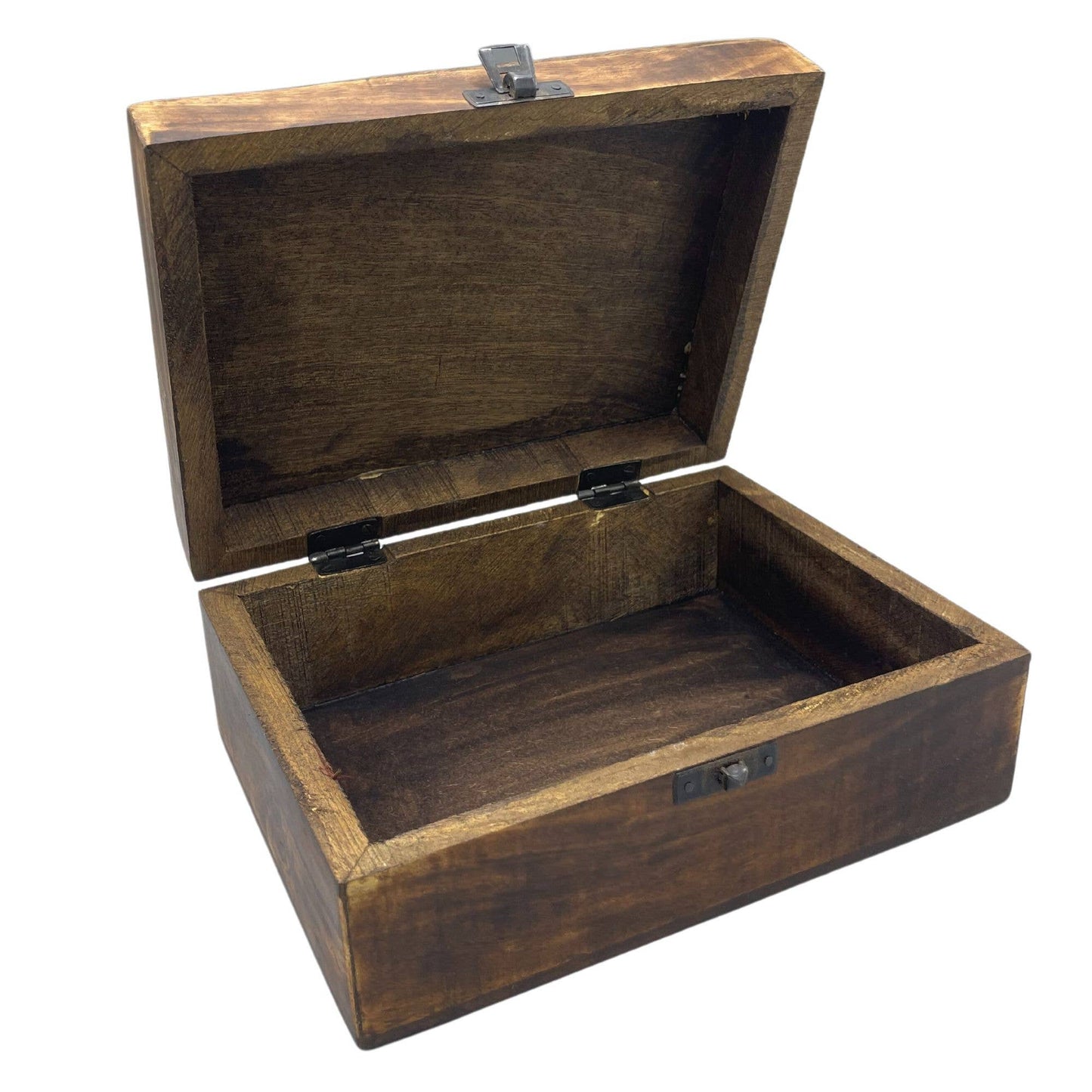 CGIBox-10 - Ceramic Glazed Wood Box - 20x15x7.5cm - Yellow