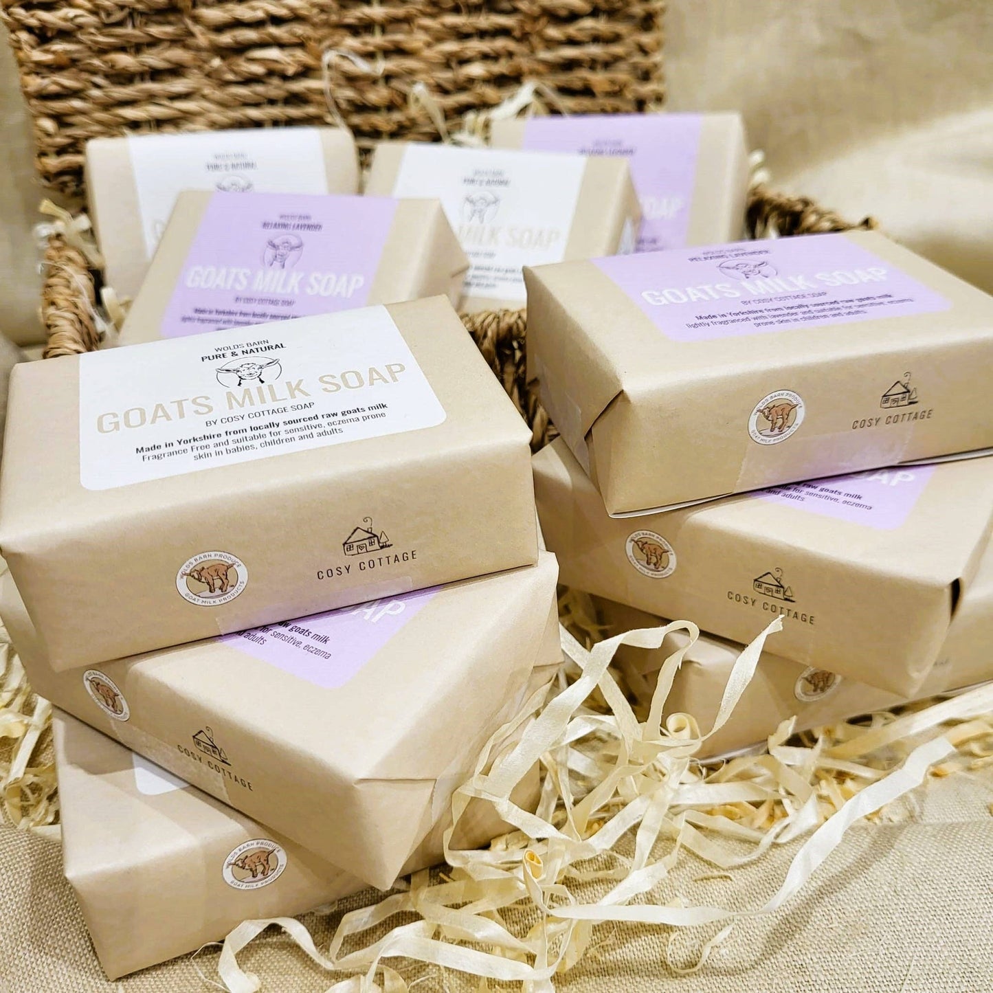 Goats Milk Soap by Cosy Cottage for babies, children and adults