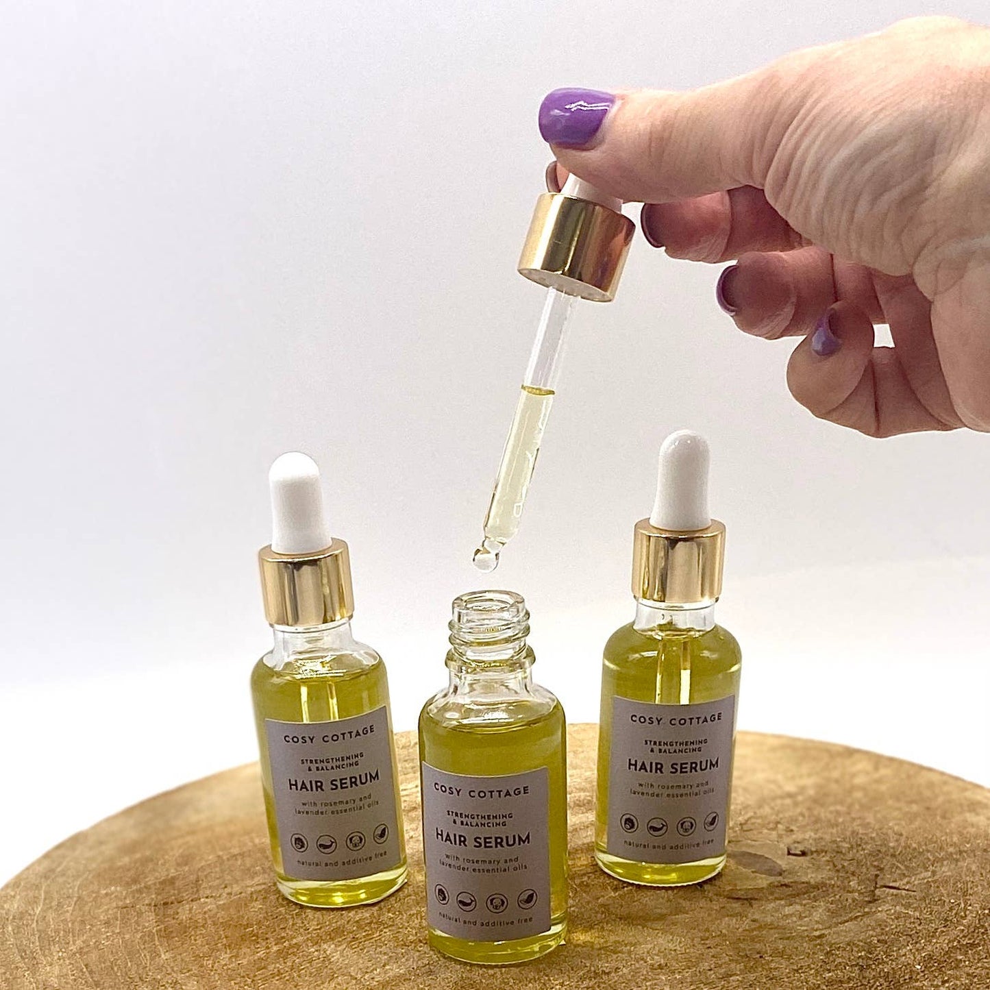 Natural Hair Serum for Hair Strengthening & Balancing