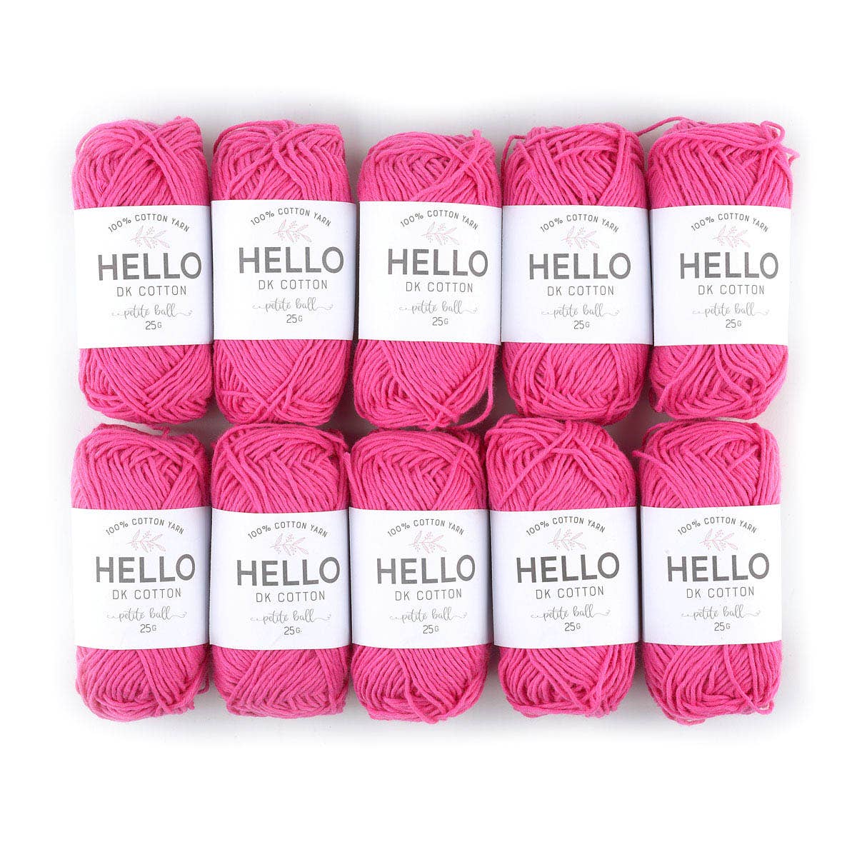 HELLO 100% Cotton 25g Amigurumi Yarn